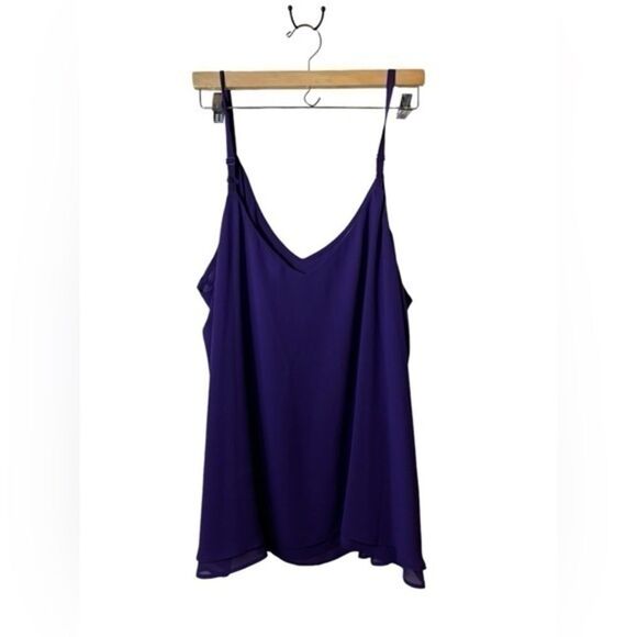 TORRID sleeveless tank blouse 4 purple - Picture 1 of 5
